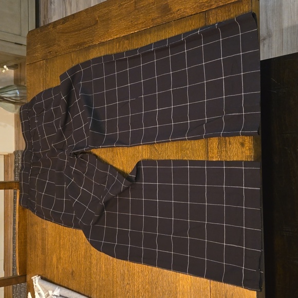 NWT Marine Layer The Tencel Allison Trouser Windowpane - Picture 5 of 8